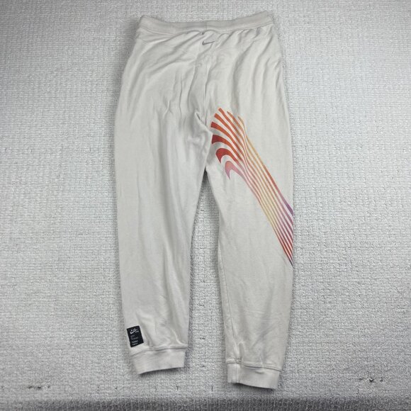 Nike Yoga luxe air fleece joggers Nike x Robbie Simon Rainbow Swoosh Read** - Picture 1 of 16
